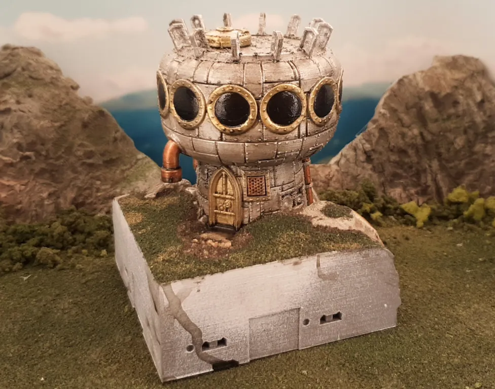 Modular gaming hills - steampunk by Terrain4Print | Download