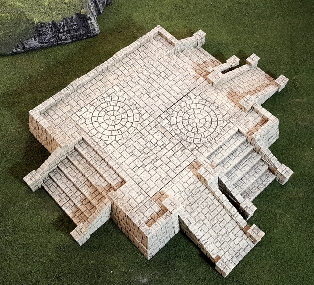 Miniatura 6 do modelo 3D Tikal temple grounds B