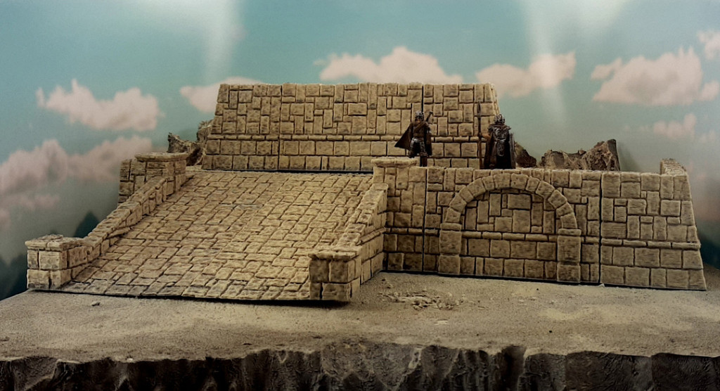 Miniatura 2 do modelo 3D Tikal temple grounds A