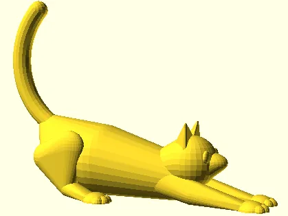 Stretching Cat