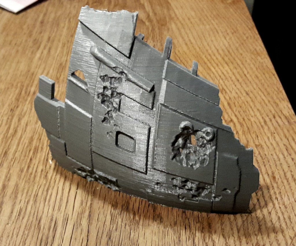 Miniatura 2 do modelo 3D Space ship wreckage