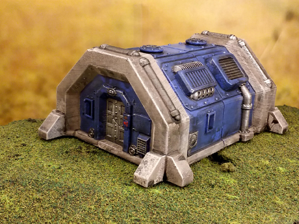 Sci-fi barracks bunker 28mm