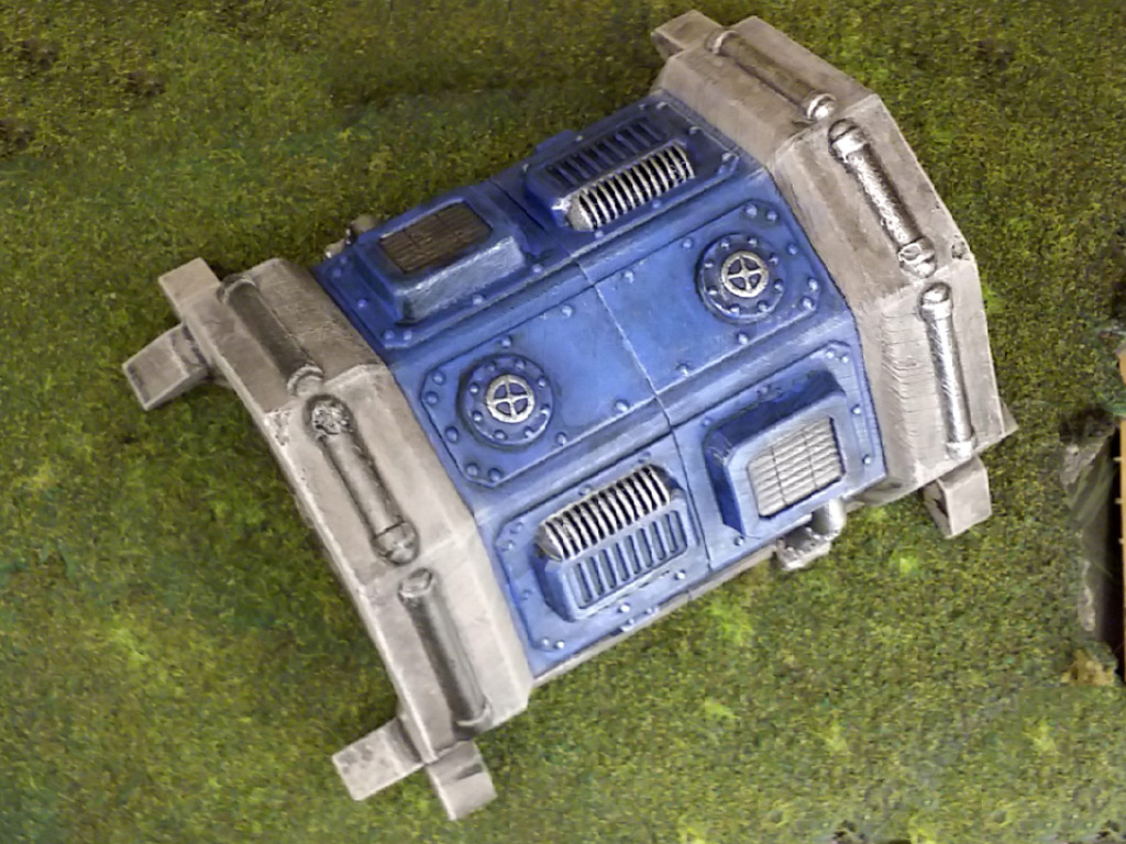 Miniatura 3 do modelo 3D Sci-fi barracks bunker 28mm