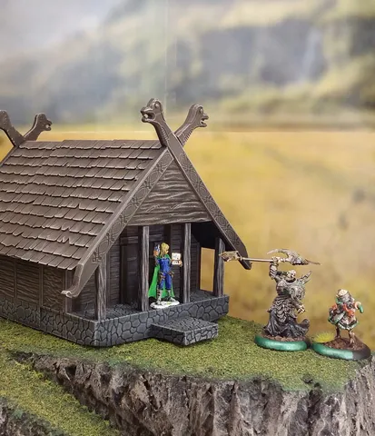 Fantasy viking house