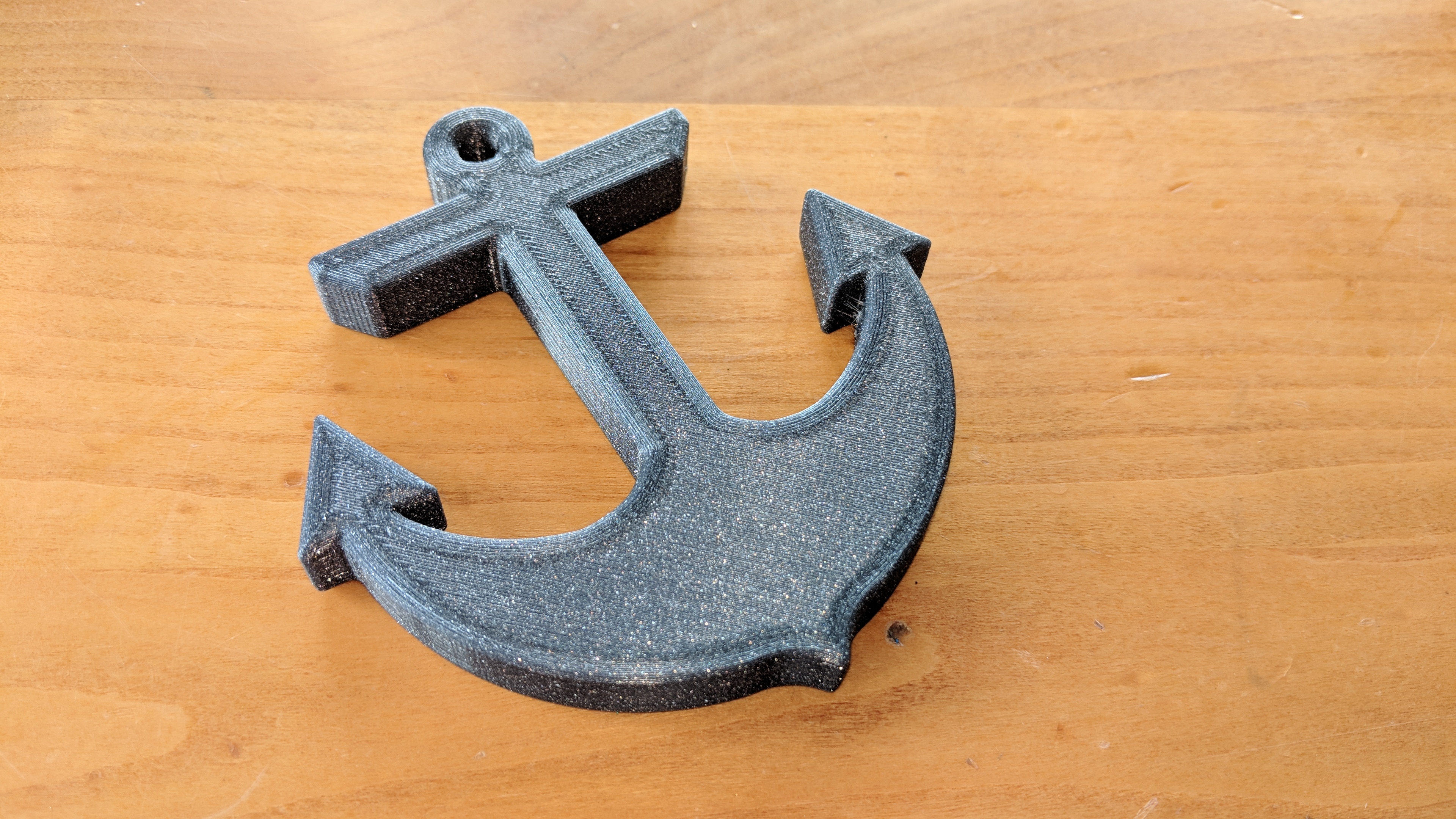 Miniatura 4 do modelo 3D Anchor - nautical key float / buoy