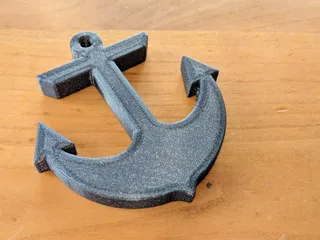 Anchor - nautical key float / buoy by Petclaud | Download free STL ...
