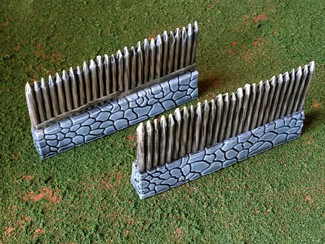 Fantasy viking palisade