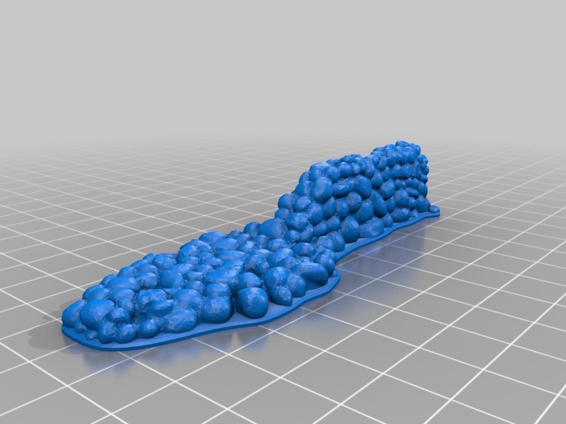 Miniatura 4 do modelo 3D Stone wall