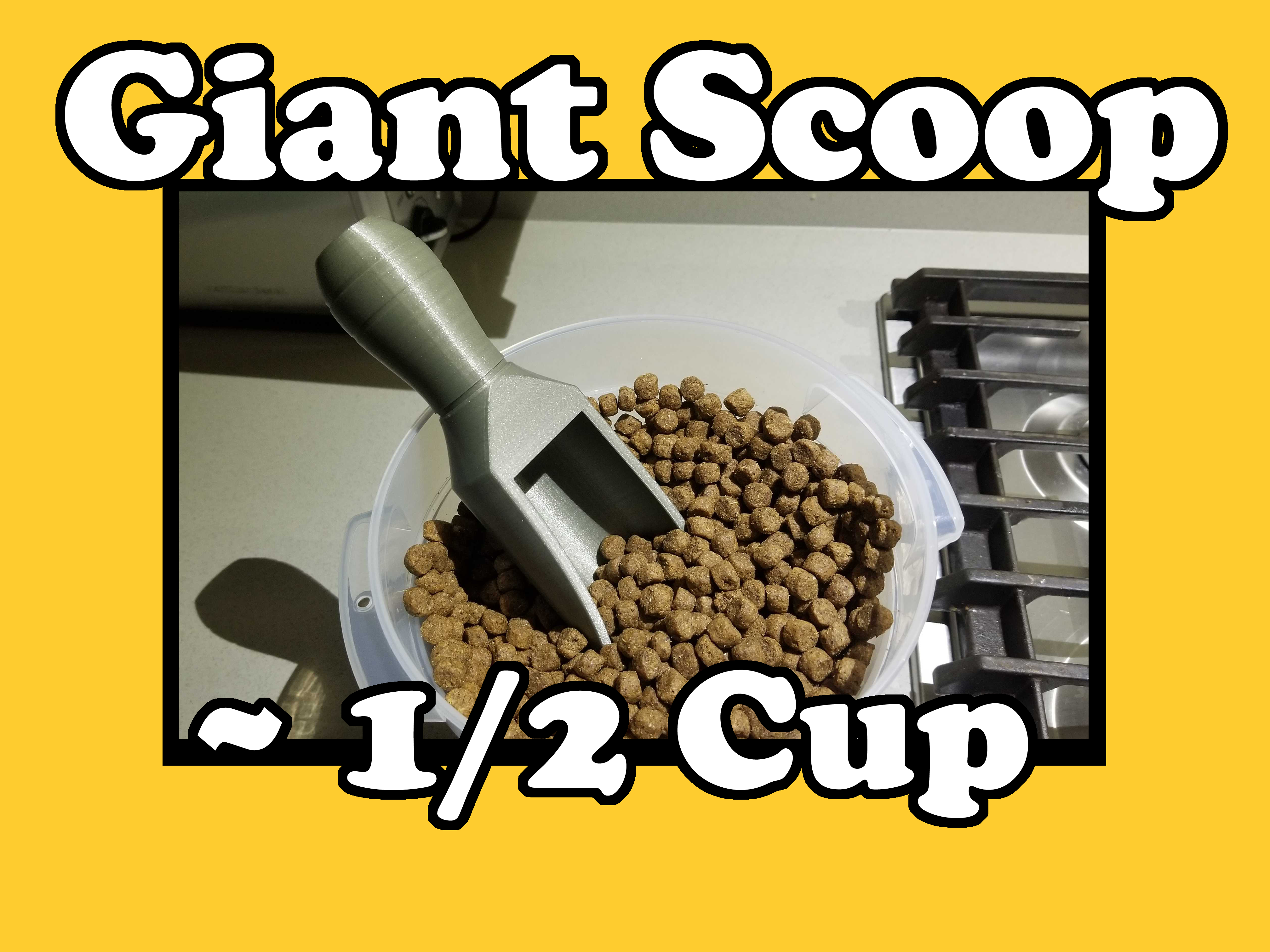 Giant Scoop ~ 1/2 Cup (118 ml)