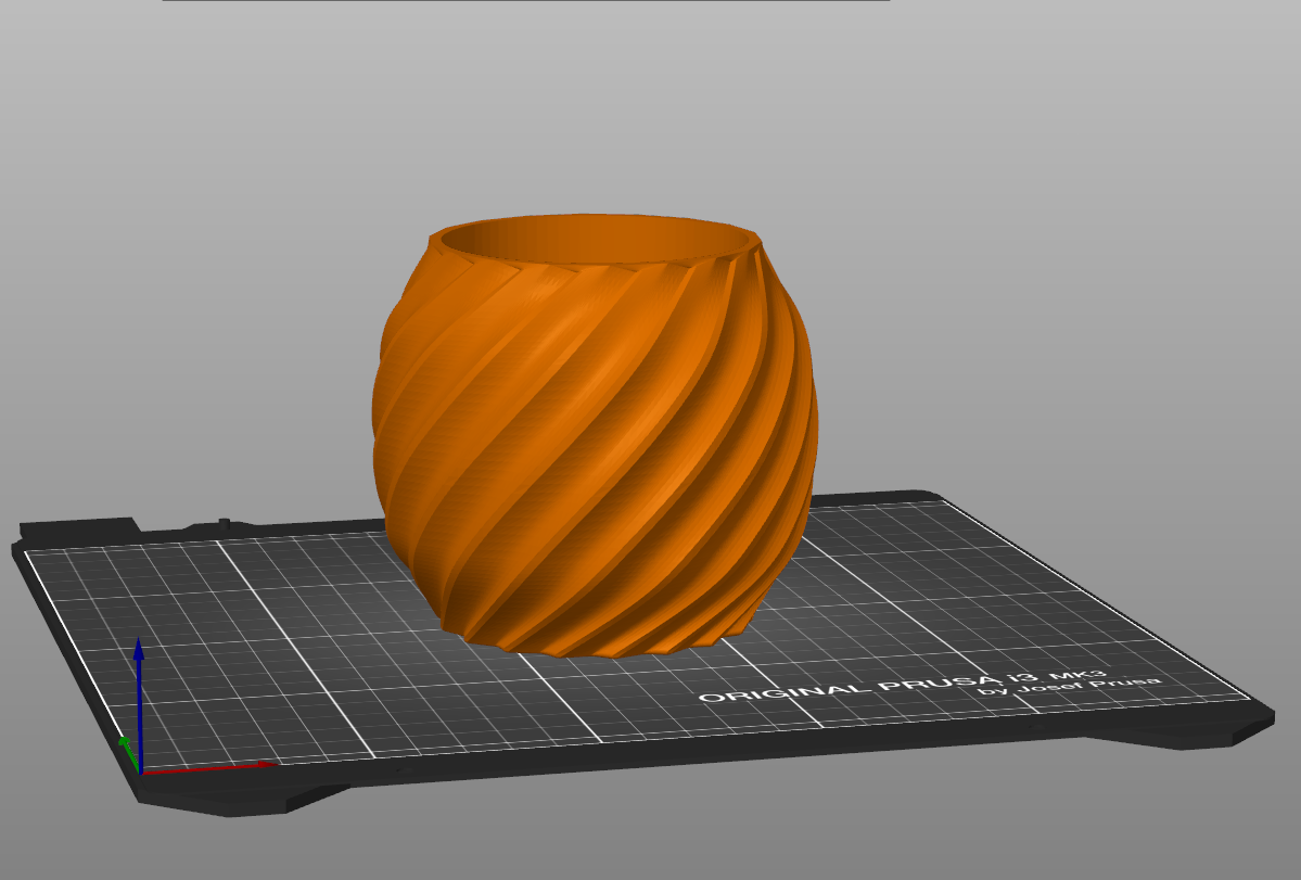 Twister flowerpot