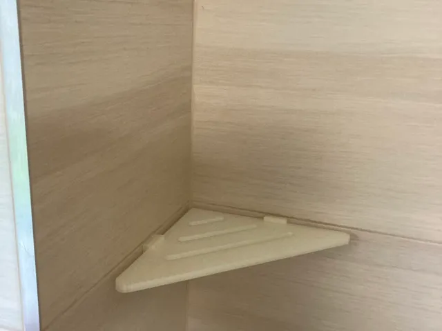 Corner shelf, bathroom