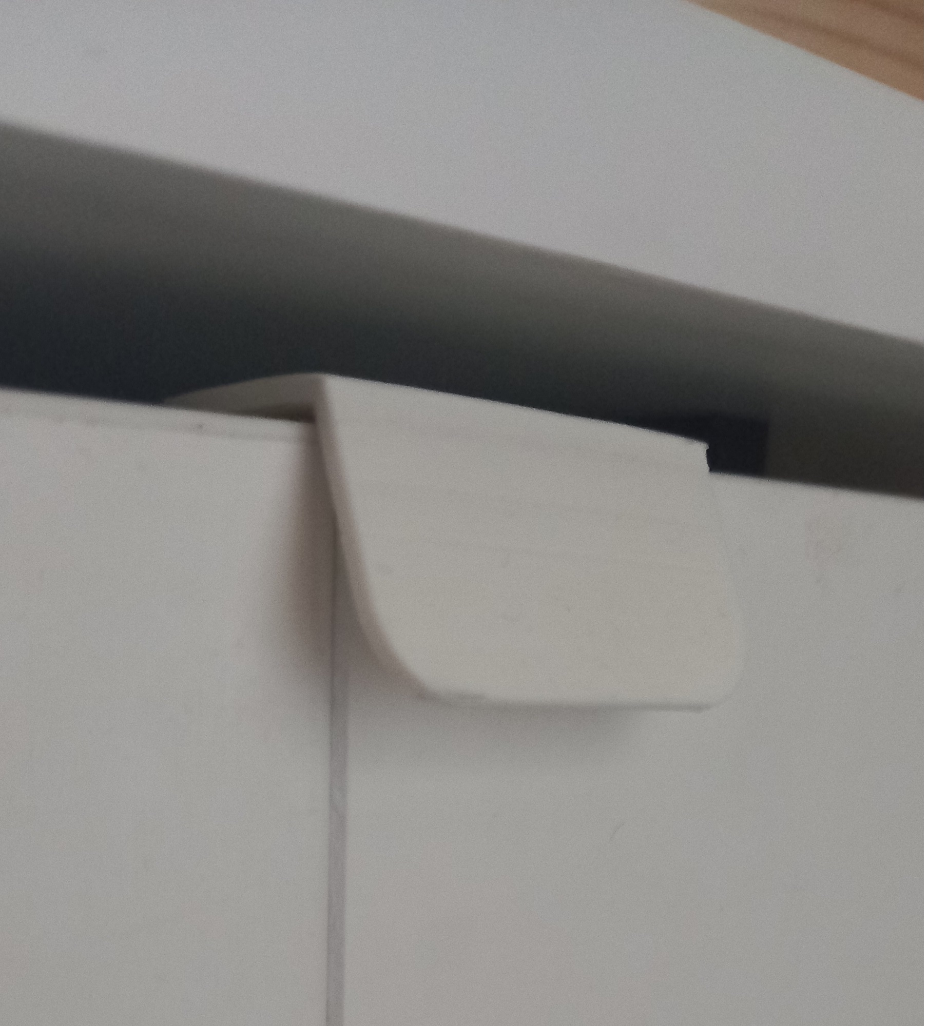 Small cabinet handle.