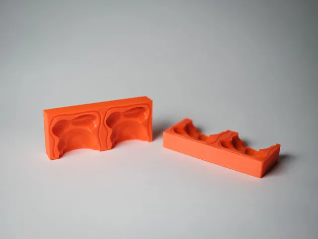 Double Eastern Bunny Mold