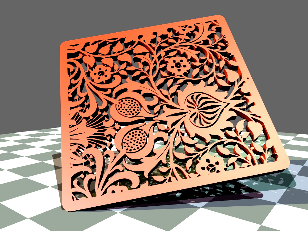Floral Silhouette Pattern