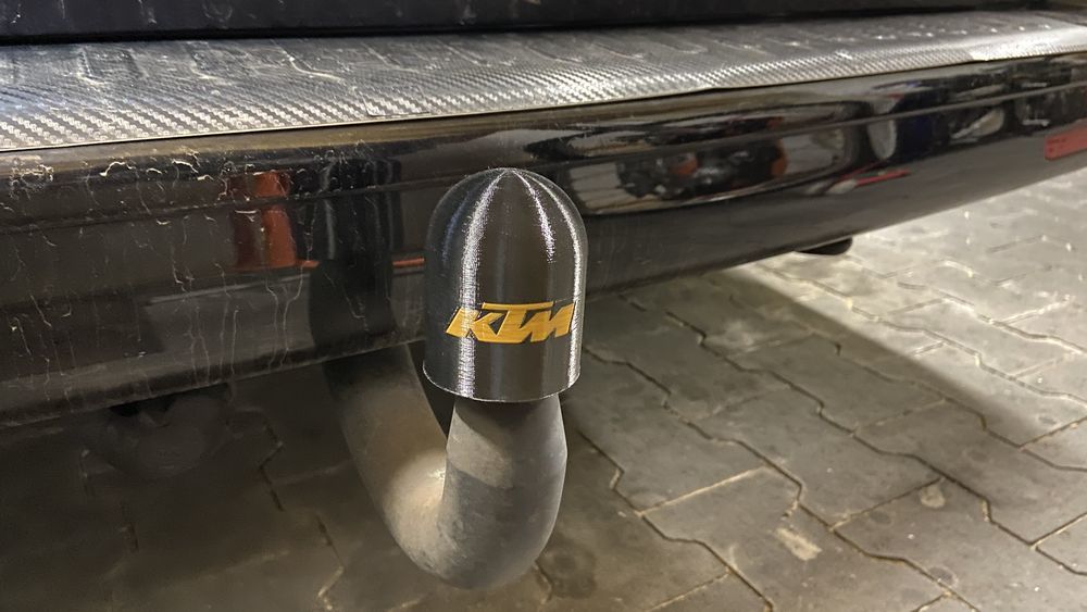 KTM hitch ball cover by marcel293 Download free STL model