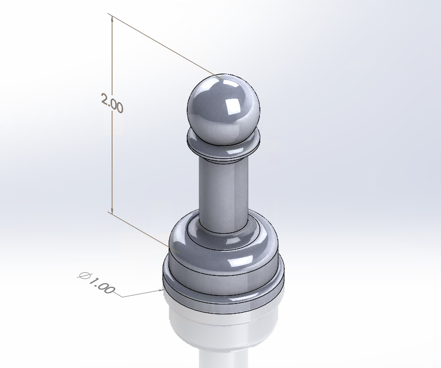 Miniatura 2 do modelo 3D Simple Chess Set