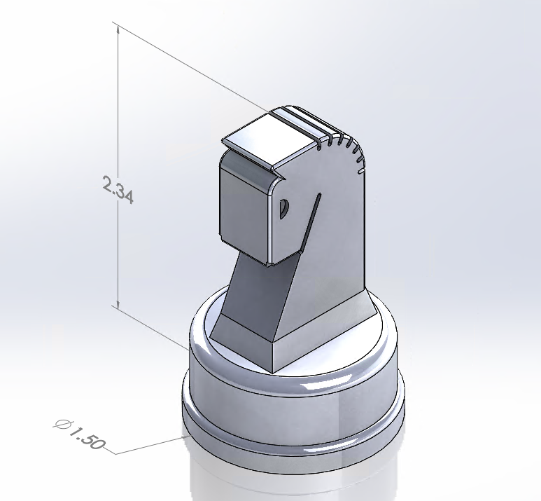Miniatura 4 do modelo 3D Simple Chess Set