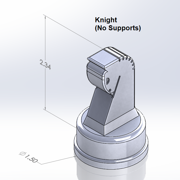 Miniatura 8 do modelo 3D Simple Chess Set