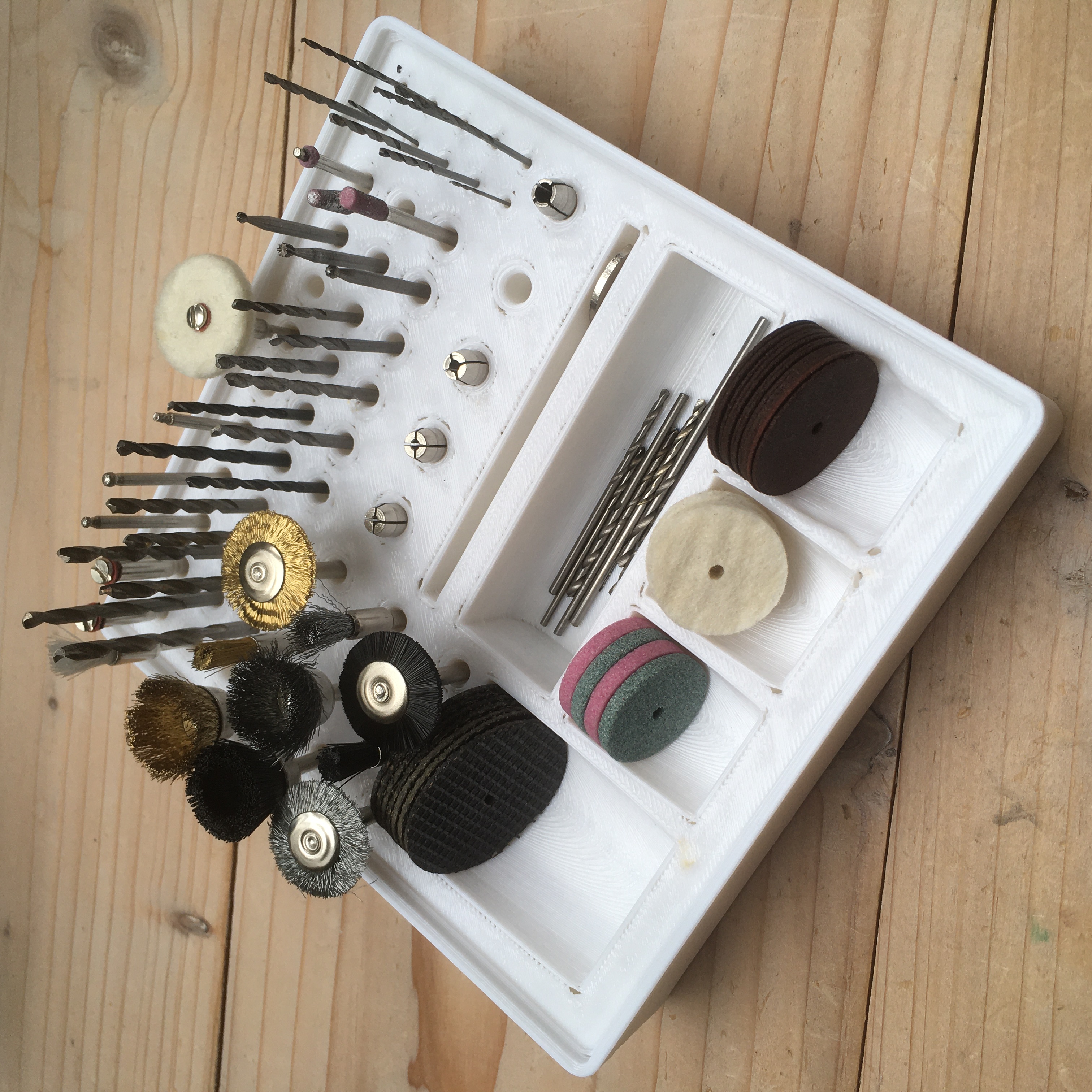 Gridfinity Rotary Tool Bits and Pieces Storage