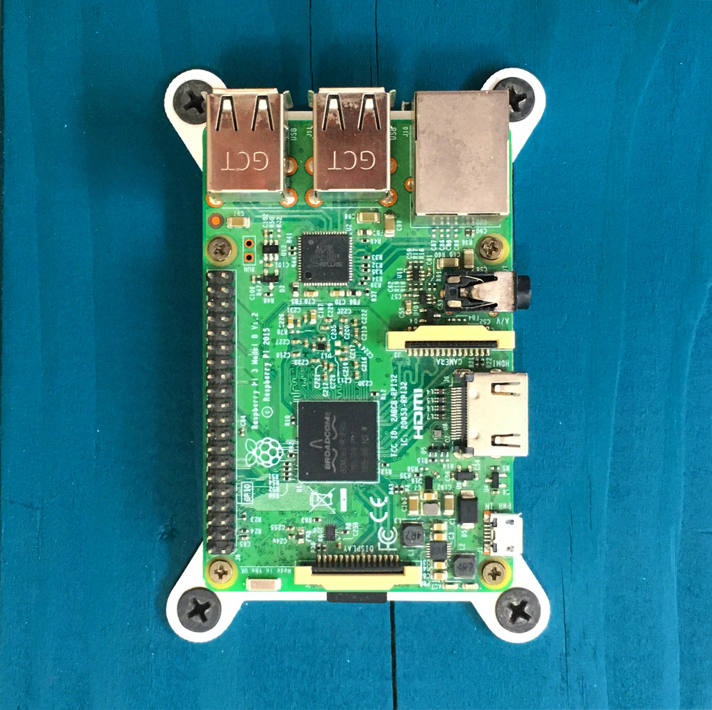 Raspberry Pi Wall Mount by Erik C | Download free STL model ...