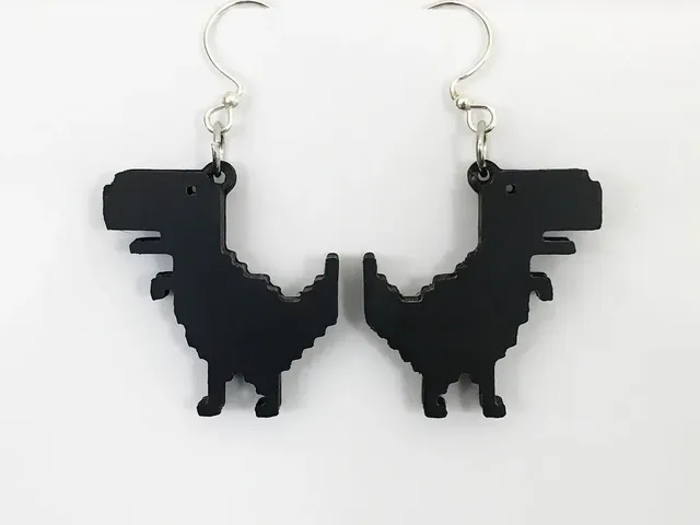 Offline Dinosaur Earrings