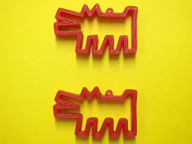 Kieth Haring Dog Earrings