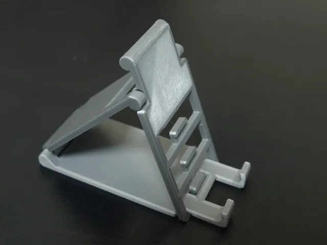 Foldable smartphone stand (2 or 3 slots)