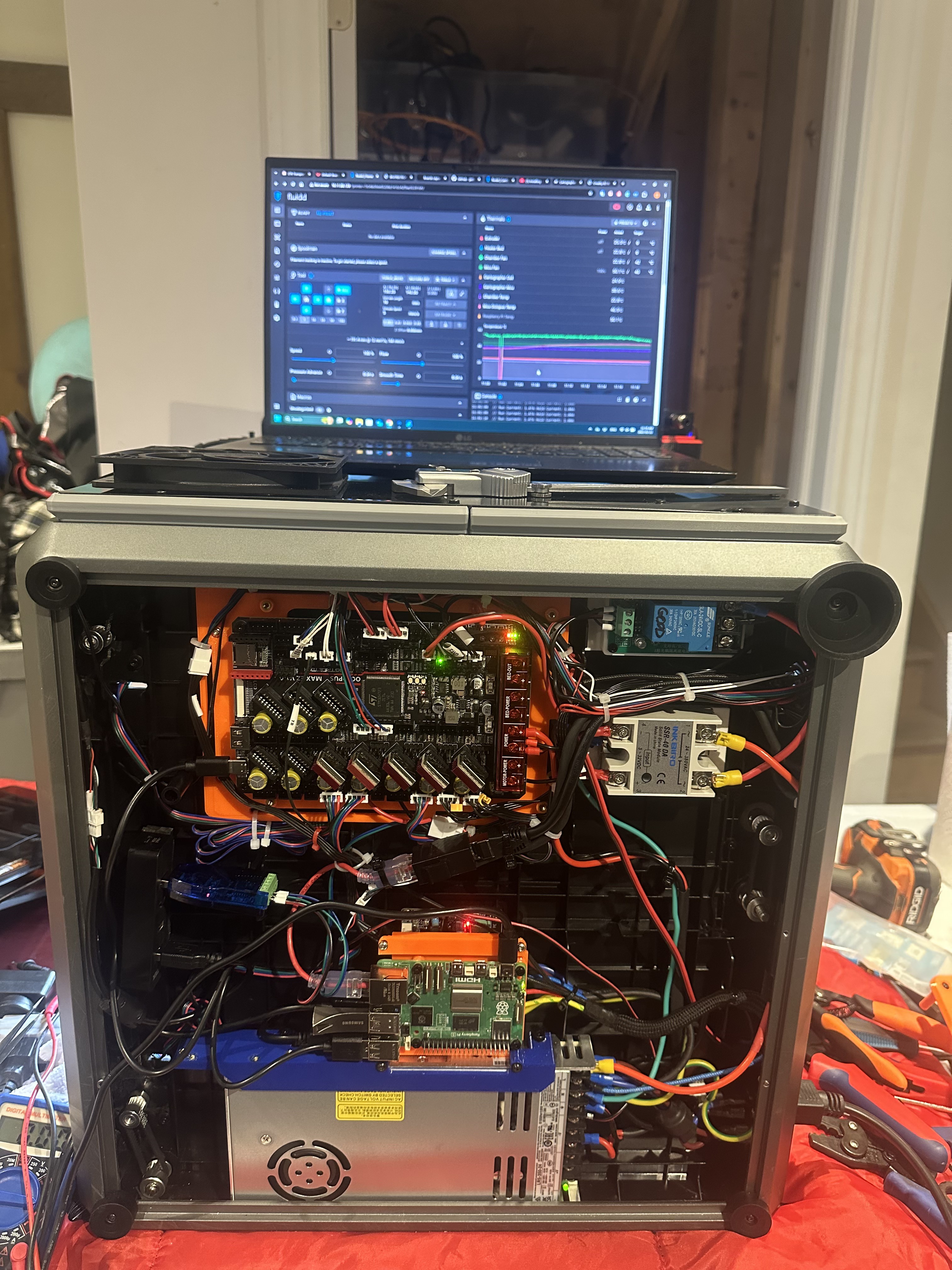 Creality K1 Max Octopus EZ Max and Raspberry Pi Board Swap Mount