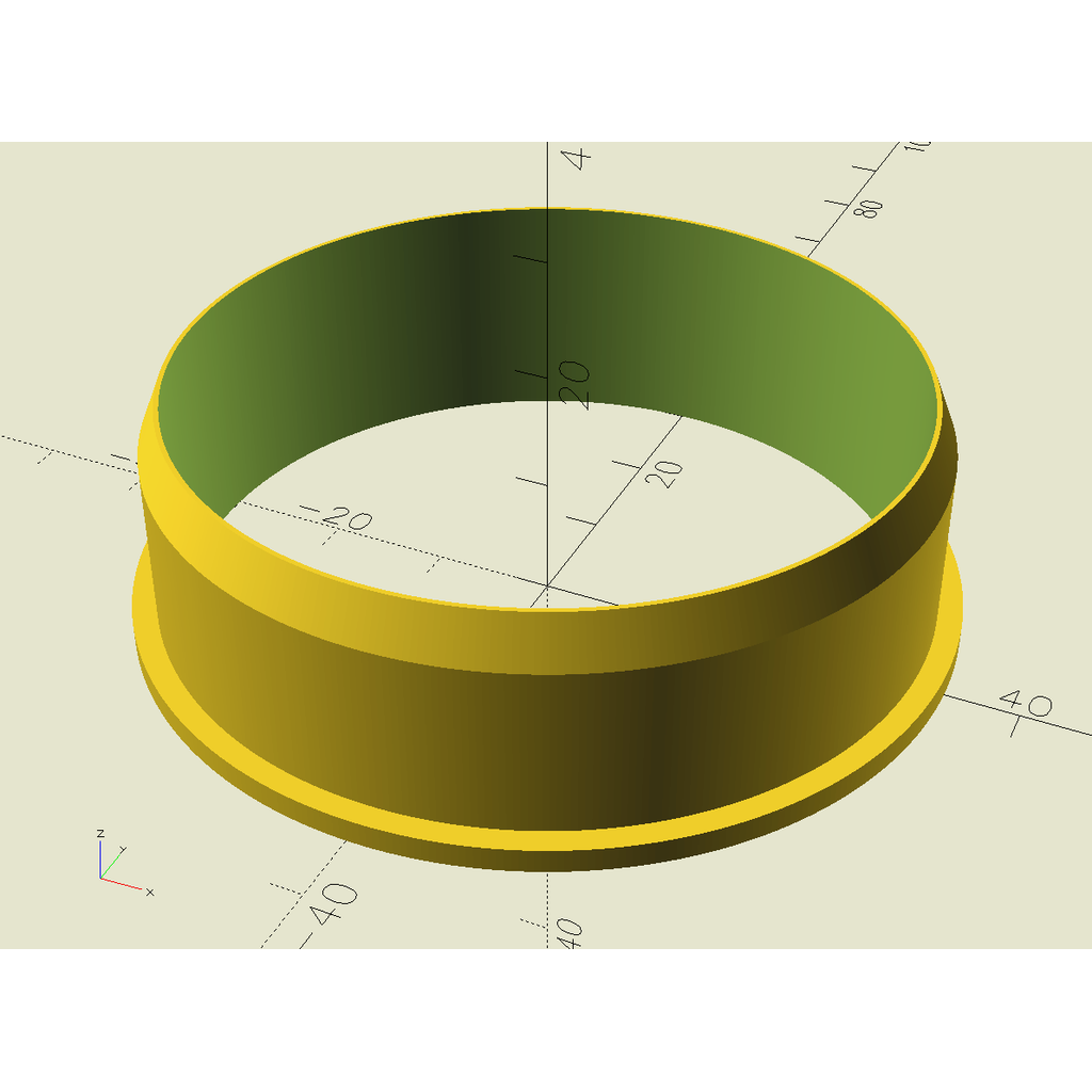 Miniatura 4 do modelo 3D Parametric round cookie cutter generator