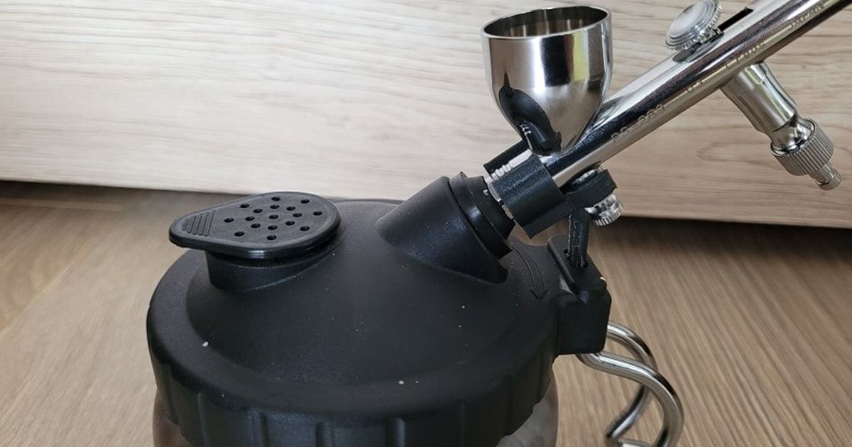 Airbrush holder for Procon by mewil666 Download free STL model