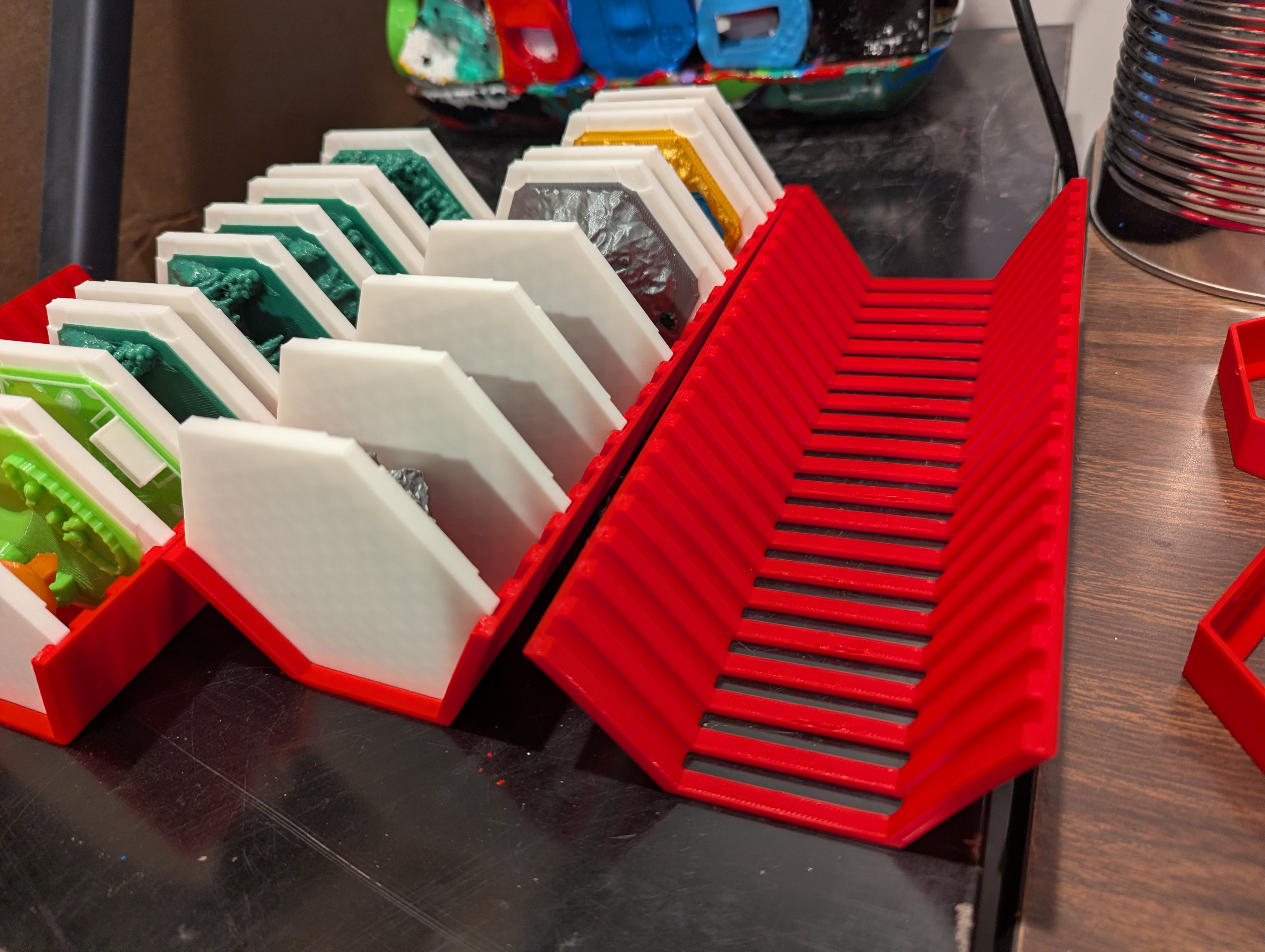 Catan 3D Hex Storage Slimmer, multiple sizes