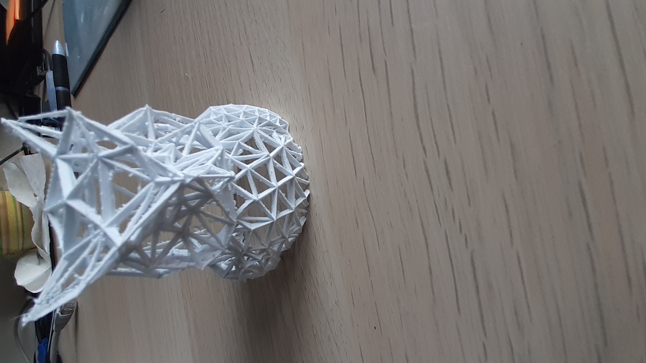 owl low poly wireframe — thumbnail 2