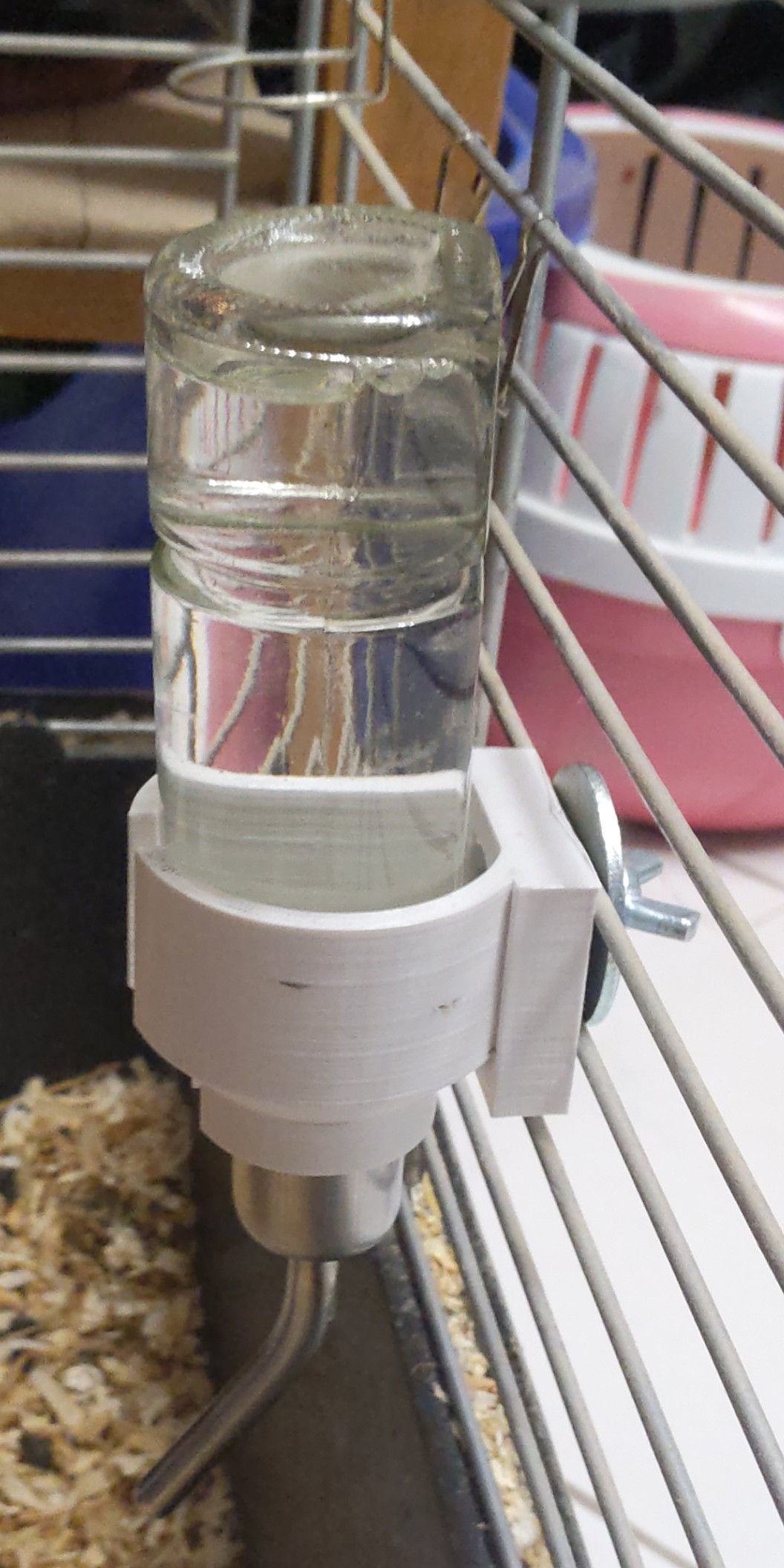 "Quick Change" Water Bottle Holder for Rodent Cage by ohuf Download