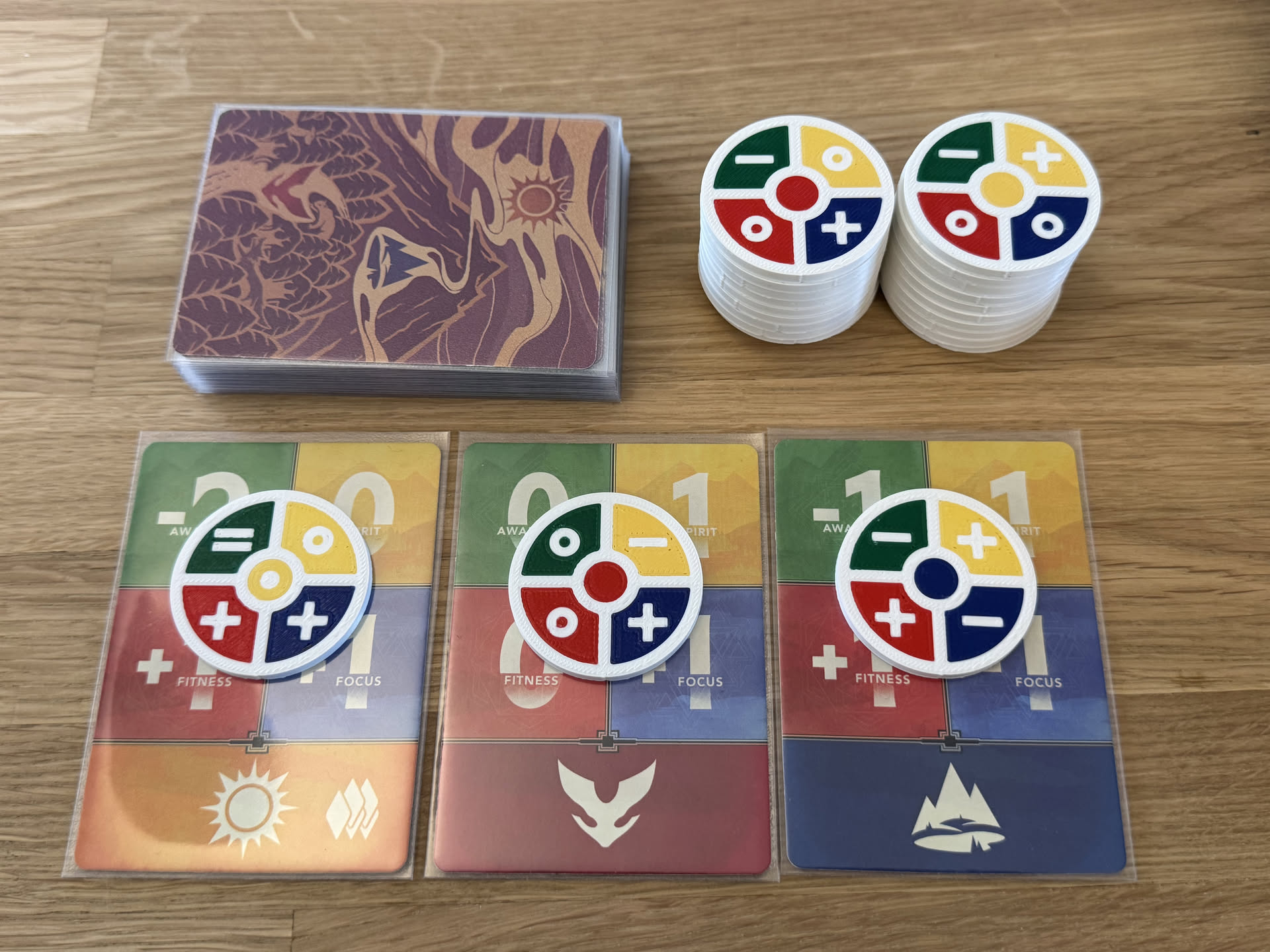 Earthborne Rangers Challenge Tokens (multicolor)