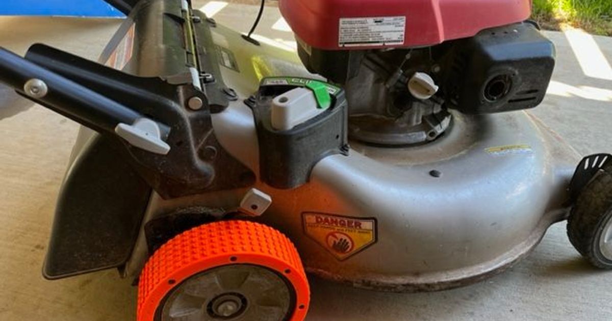 Mower Wheel Retread by sclem Download free STL model