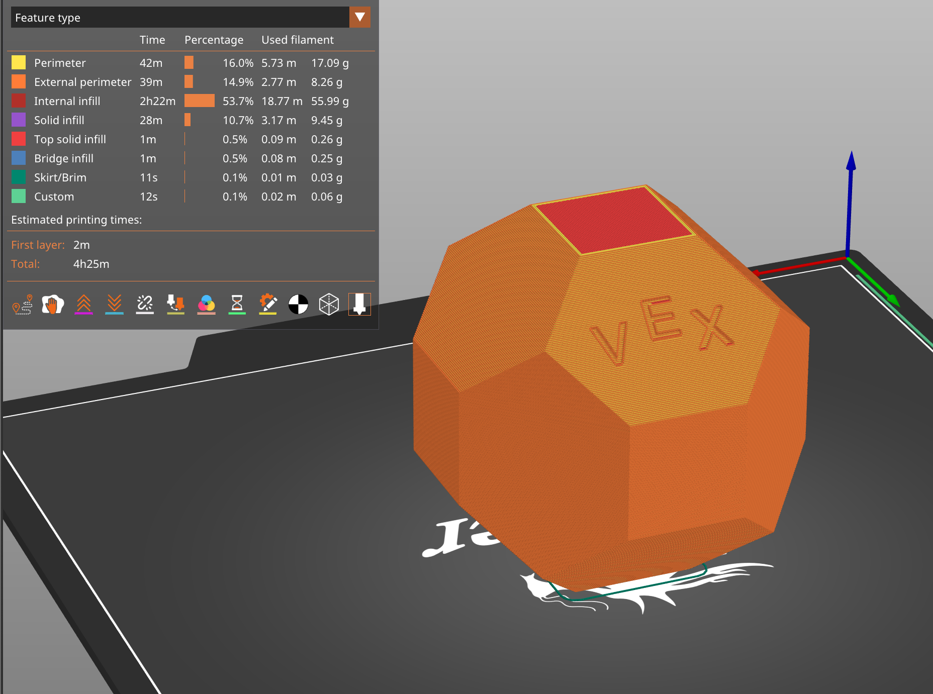 VEX V5 Push Back Hex Ball — miniatura 2