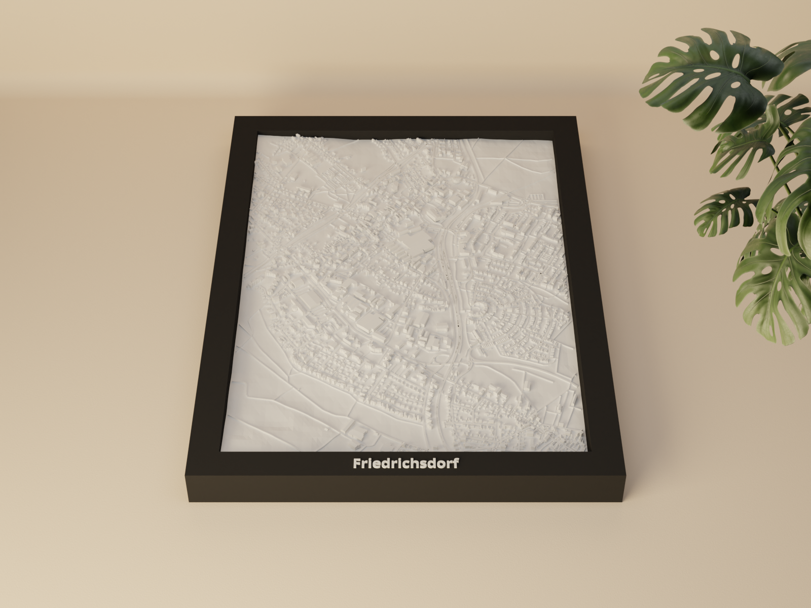 Friedrichsdorf, Germany - 3D Miniature