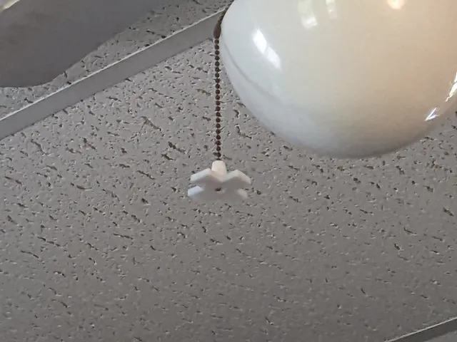 Ceiling fan pull tabs