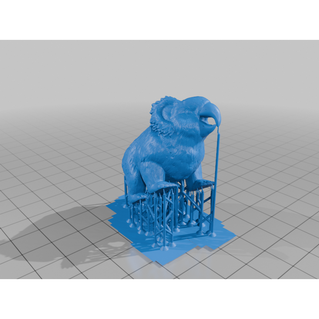 Miniatura 5 do modelo 3D Parrotbear