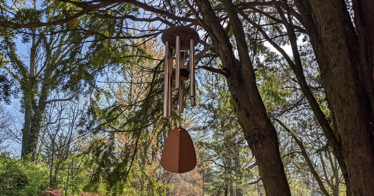 Bent Wind Chime Sail by quill_g Download free STL model