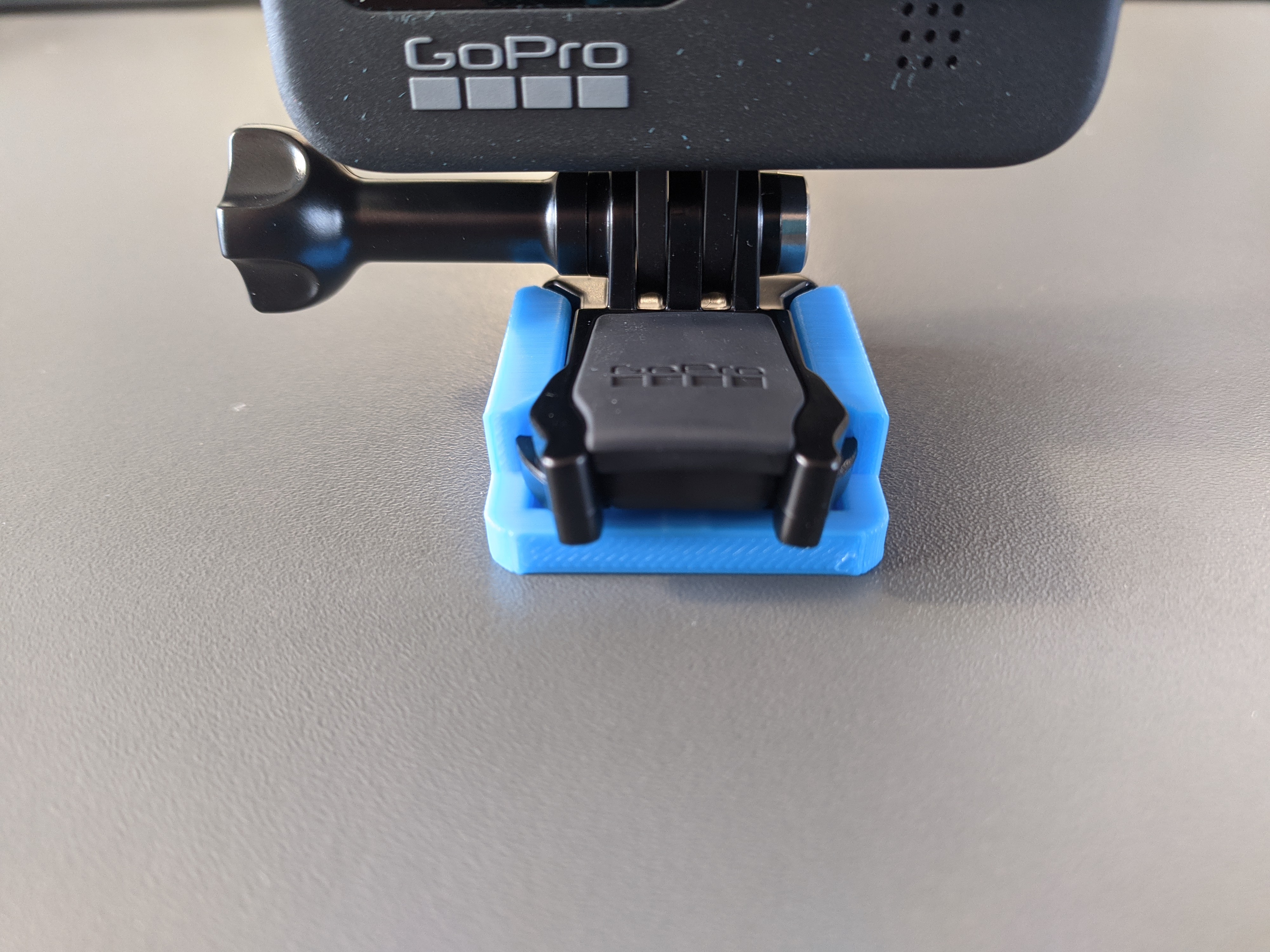 GoPro snap mount to 4 Quick Fix System adapter plate