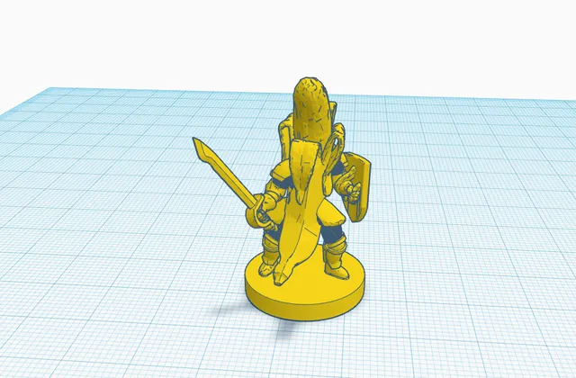 Banana Knight/Warrior Board game miniature