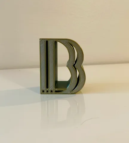 3D Alphabet - Letter B