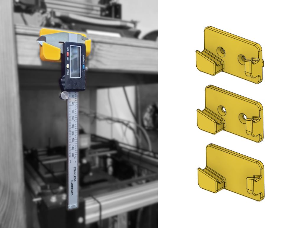 Caliper holder (3 mount options)