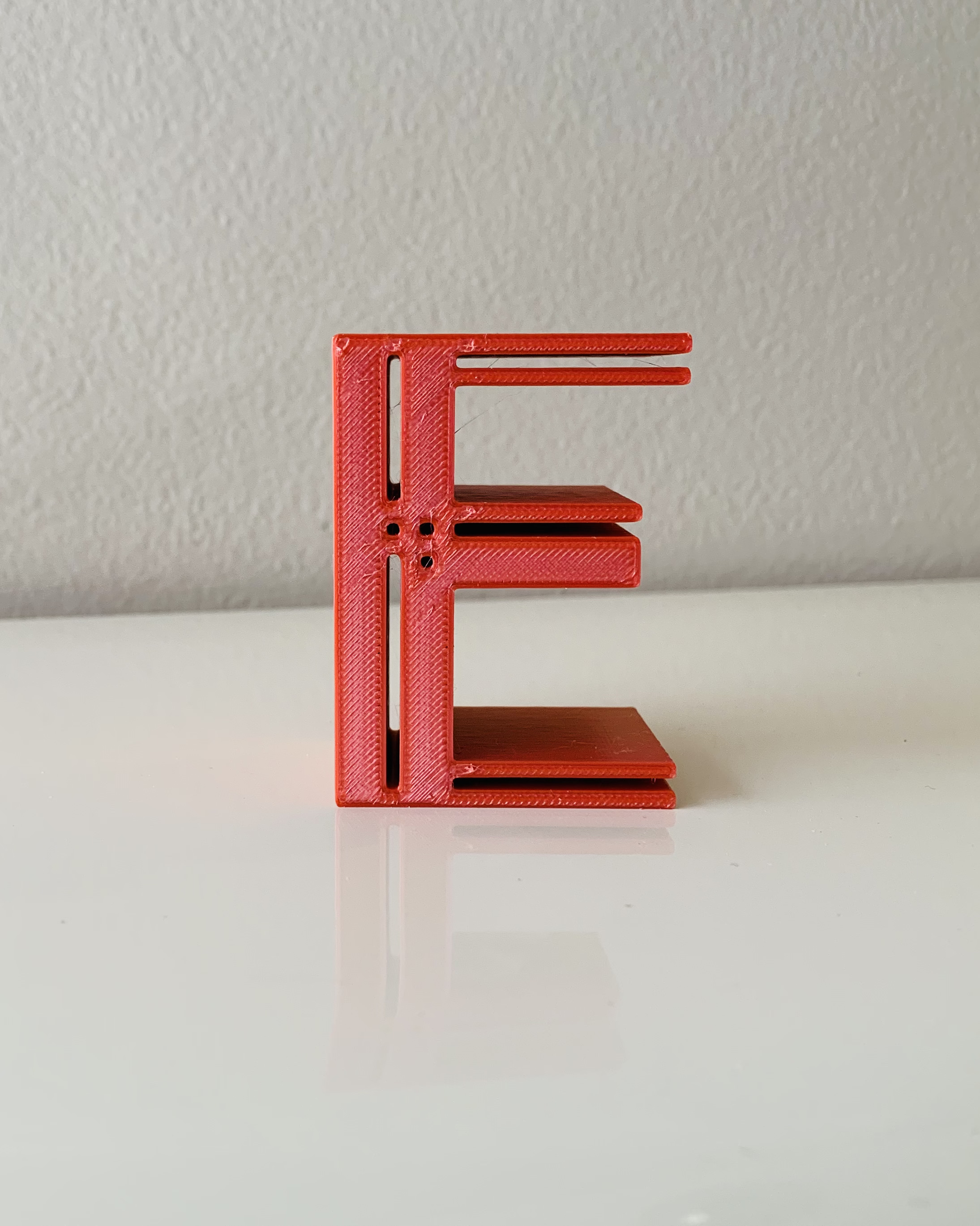 3D Alphabet - Letter E