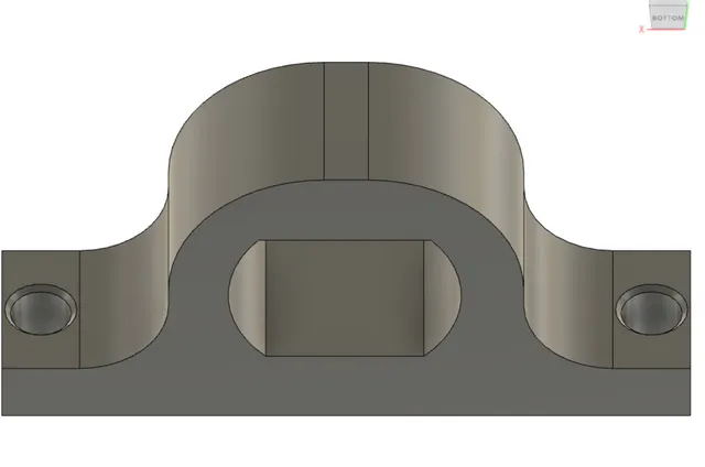 DC motor mount