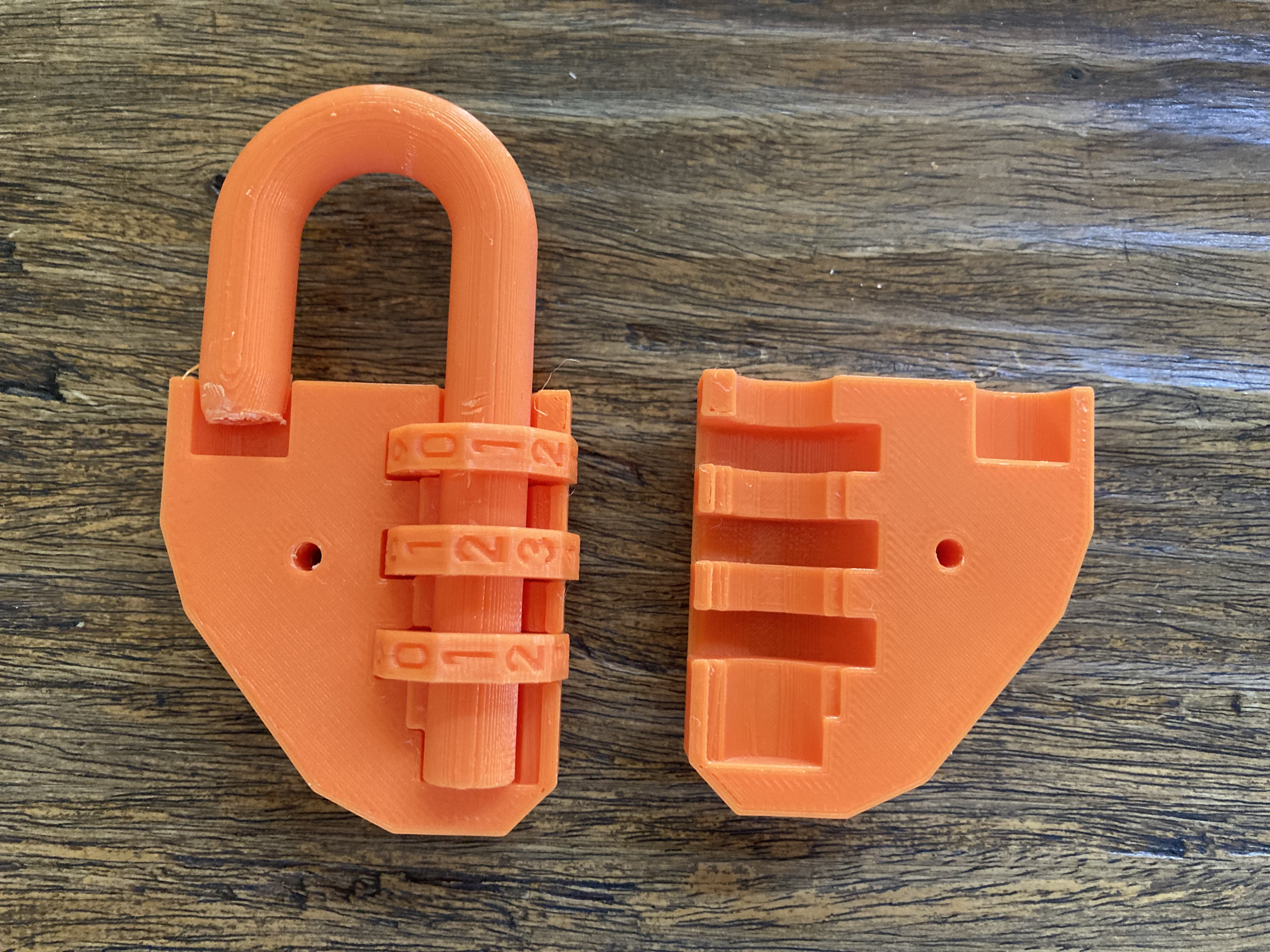 Miniatura 6 do modelo 3D Combination Lock