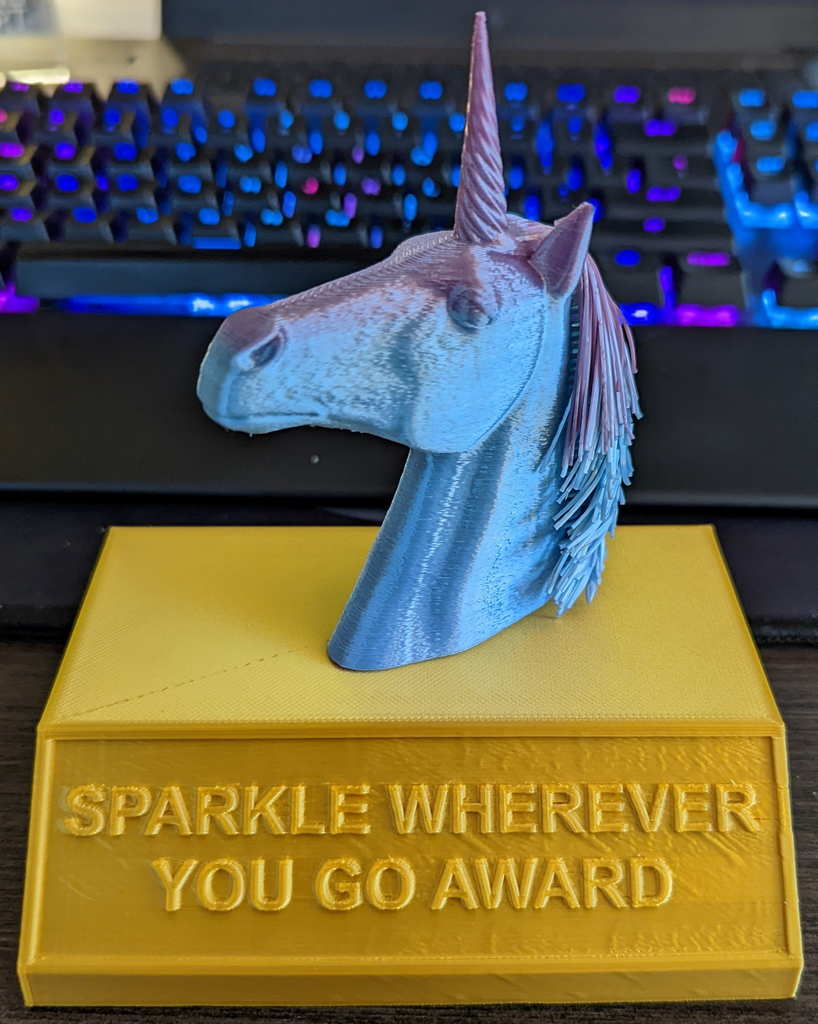 Sparkle Wherever You Go Award