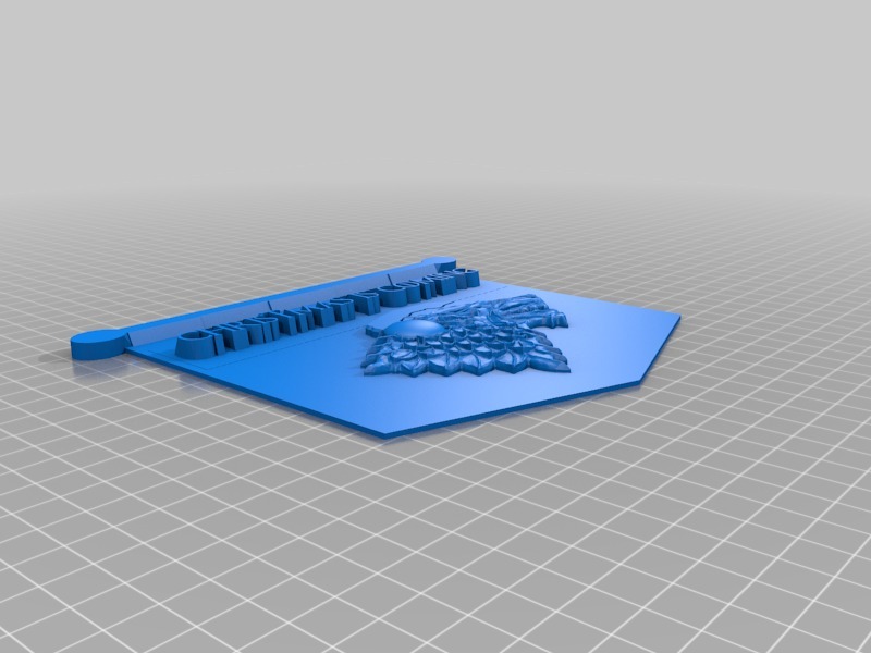 House Stark Christmas Banner by Creatasaurus X | Download free STL model | Printables.com