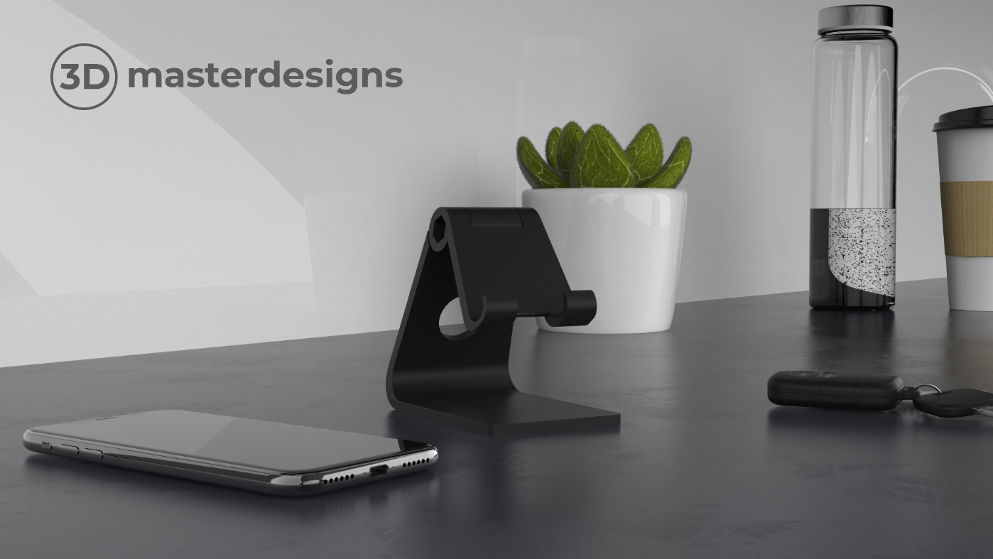 Modern phone stand by Jeanchris Download free STL model